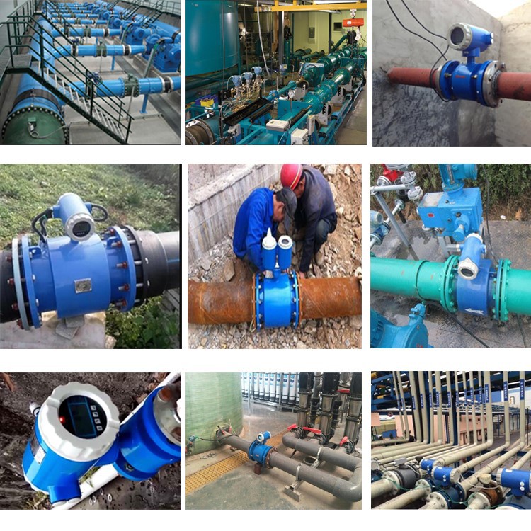 Electromagnetic flowmeter works