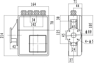 Integrated heat meter converter Integrated heat meter converter